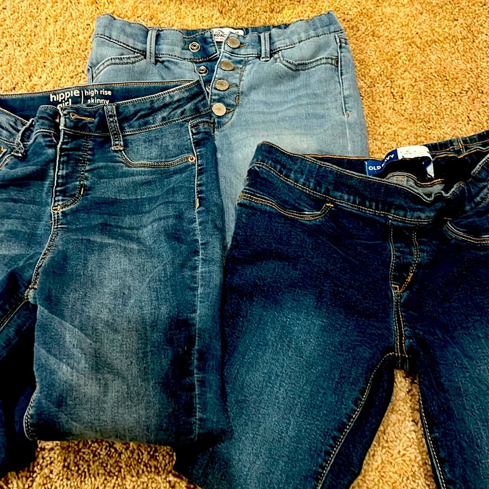size 10 girls skinny jeans